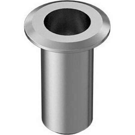 BSC PREFERRED Aluminum Rivet Nut 8-32 Internal Thread .120-.160 Material Thickness, 25PK 93482A641